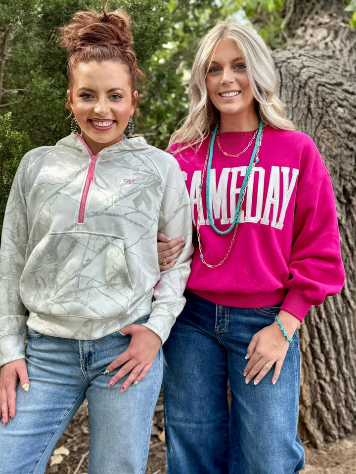 Tootsie Pink Game Day Sweatshirt