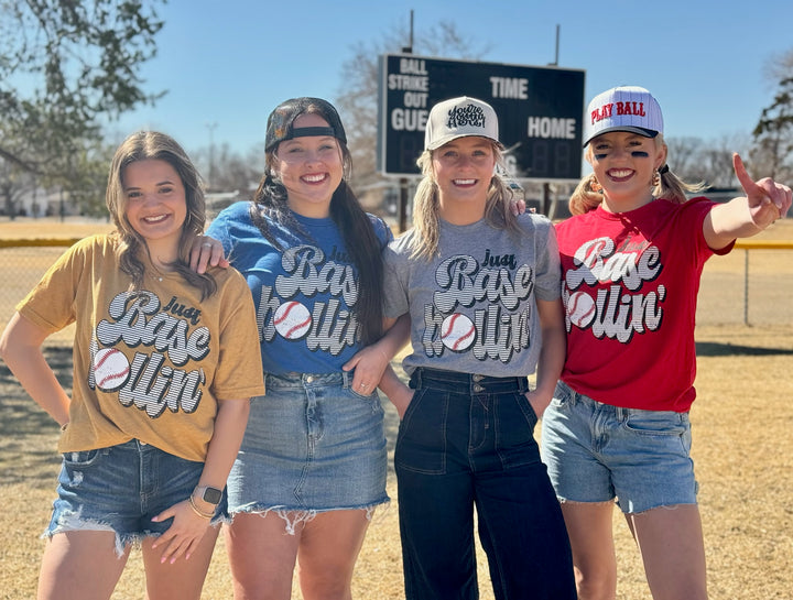 Just Baseballin' Graphic Tee by Texas True Threads