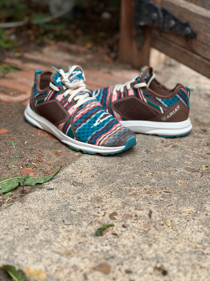 Fuse Pastel Turquoise Serape Sneaker by Ariat