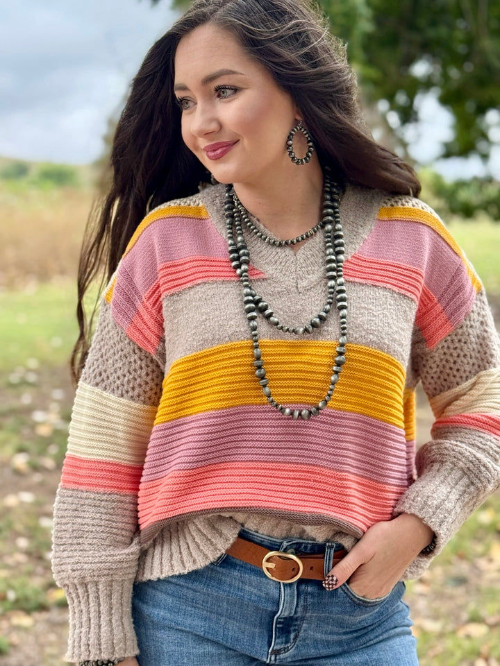 Jacklyn Colorblock Sweater