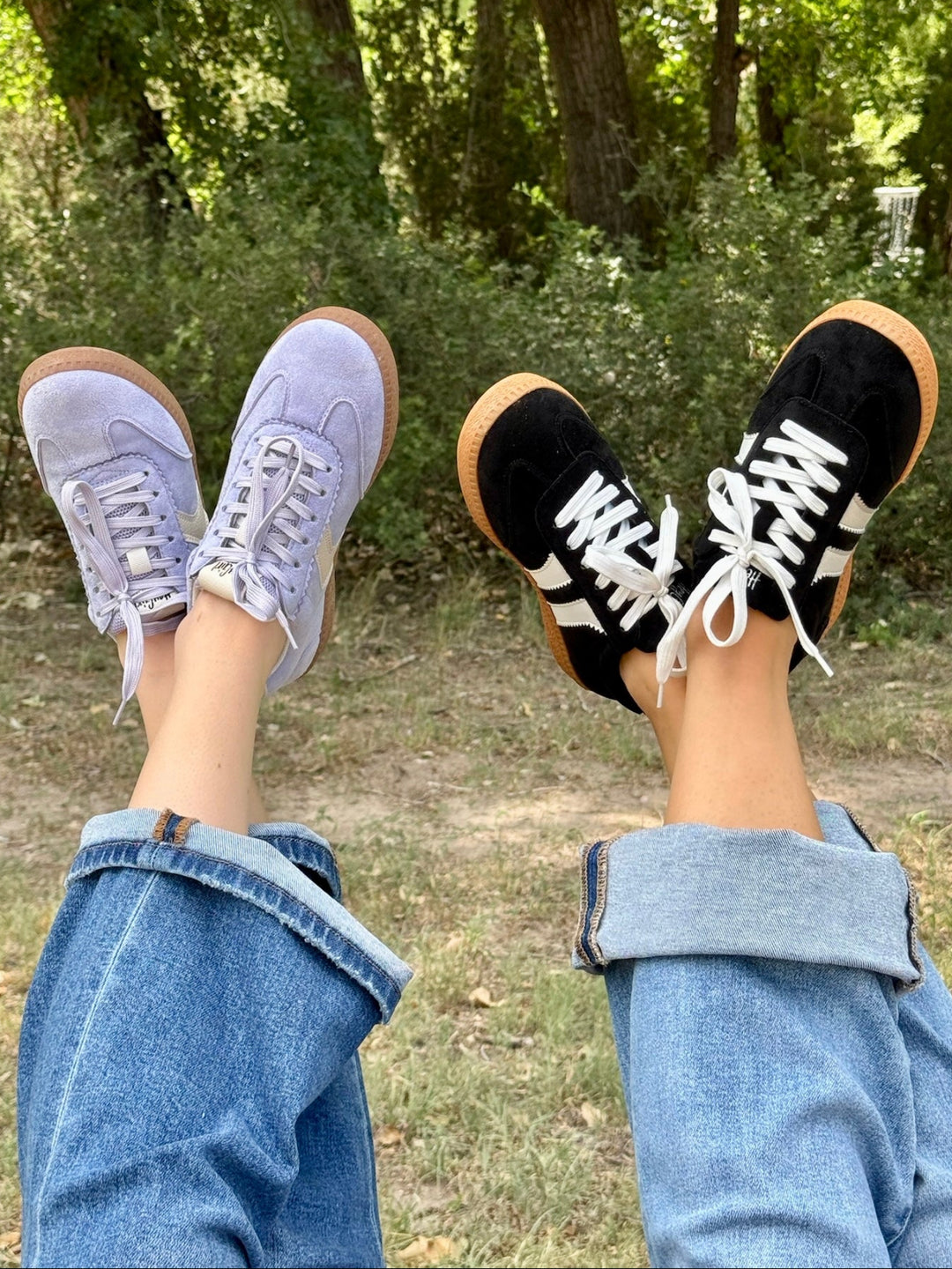Spoiler Alert Lavender Sneaker by Corkys