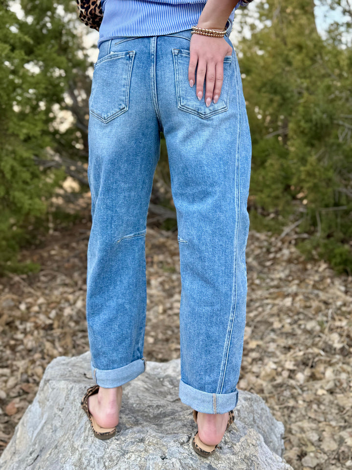 Hampton Barrel Cuffed Jean by Risen