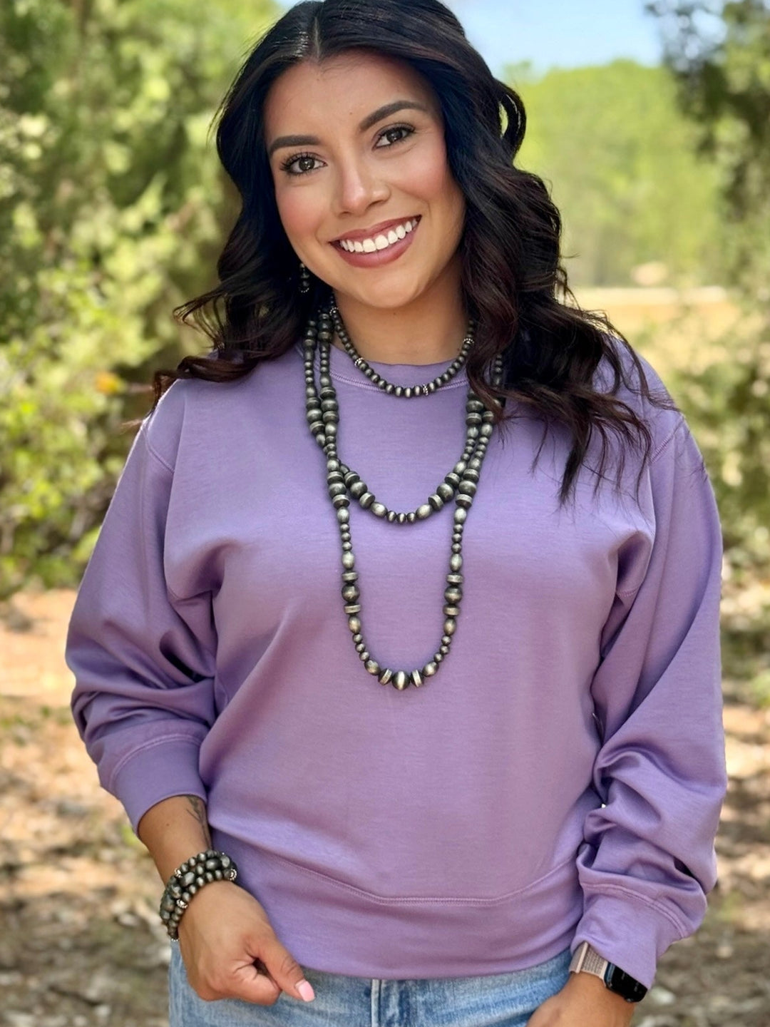 Courtside Purple Top