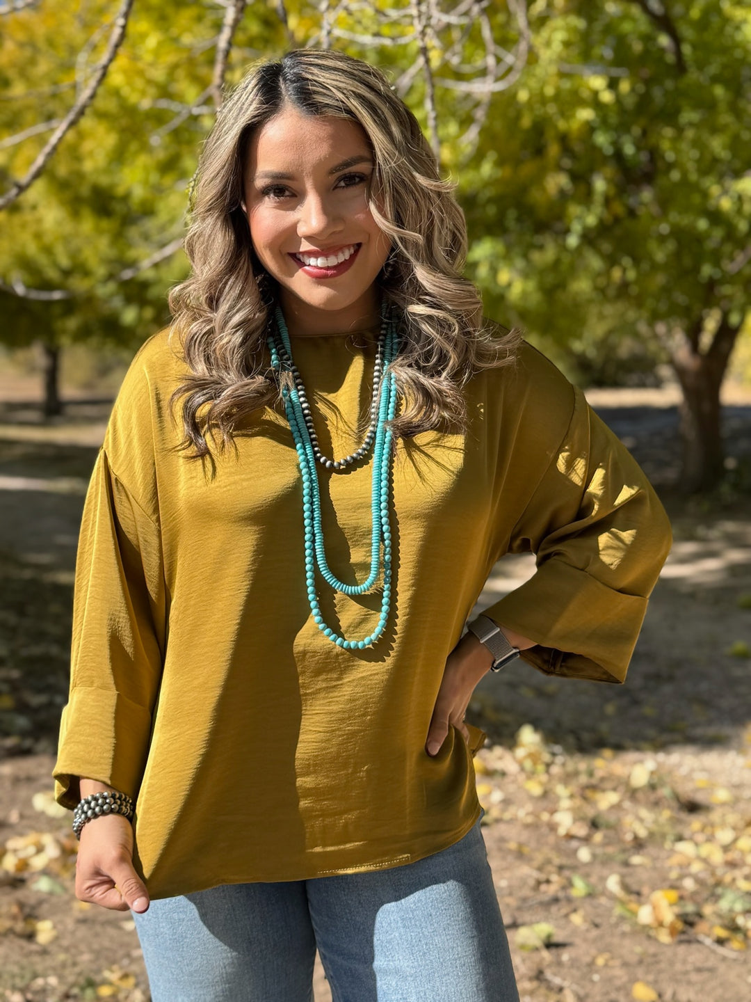 Tenslee 3/4 Sleeve Top