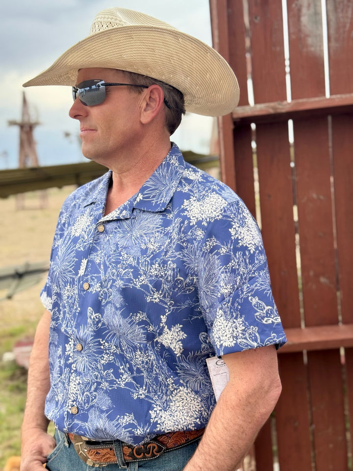 Blue Voyager Men's Shirt by GameGuard