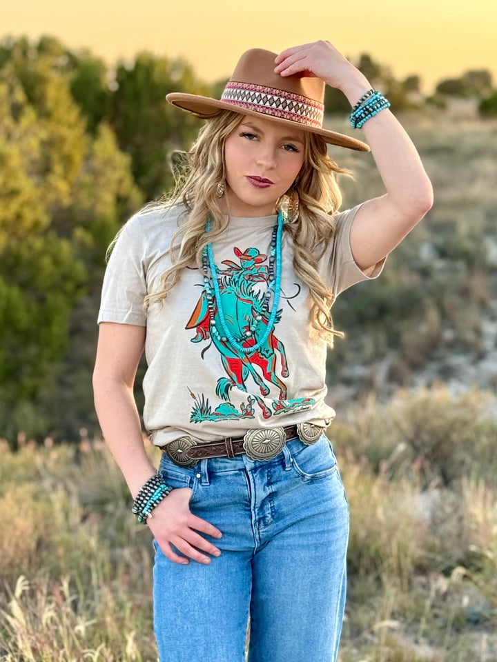 Sunset Cowboy Graphic Tee by Texas True Threads