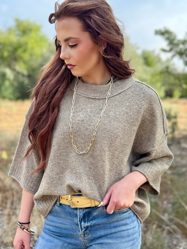 Patty Heather Tan Sweater