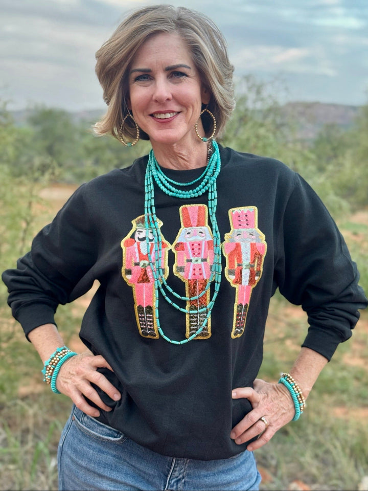 Glitter Nutcracker Sweatshirt