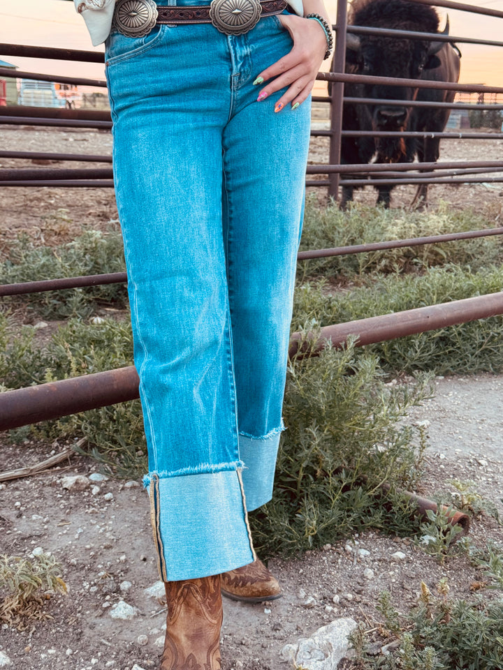 Kyra Mid Rise Jean by Risen