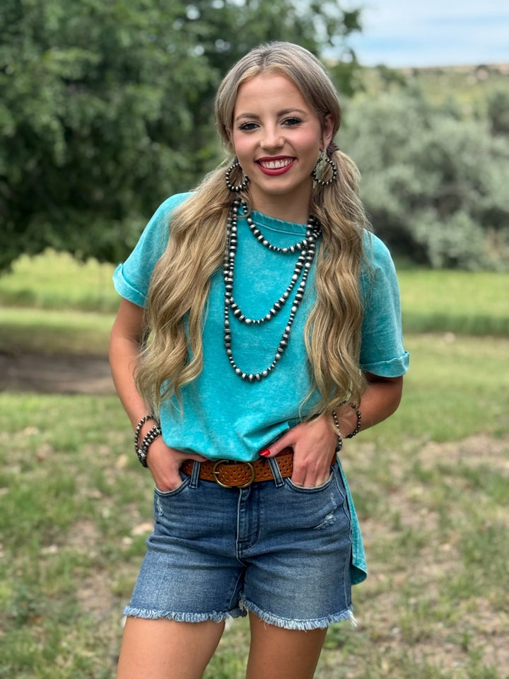 Zenana Mineral Washed Top