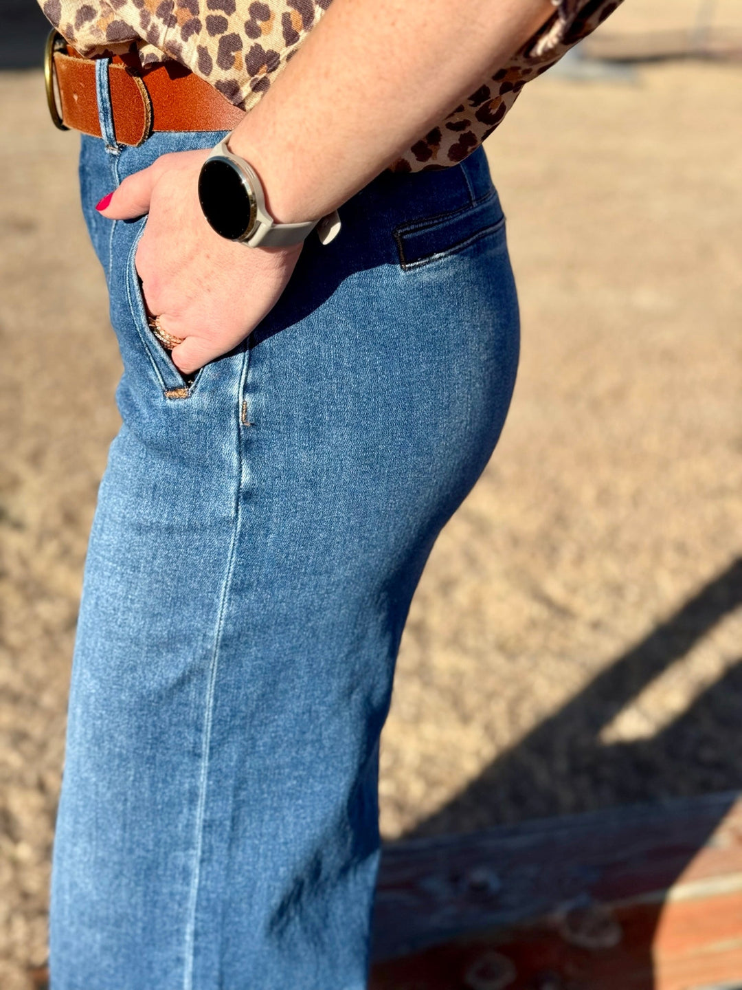 Laken Trouser Tummy Control Crop Jeans