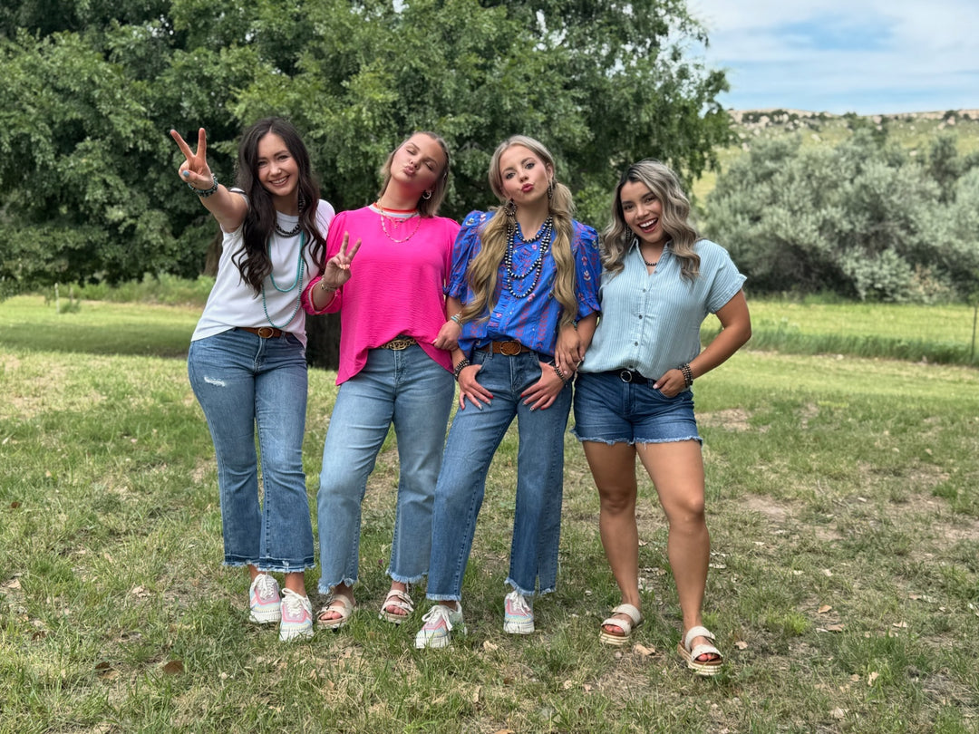 LouAnn Peasant Sleeve Top