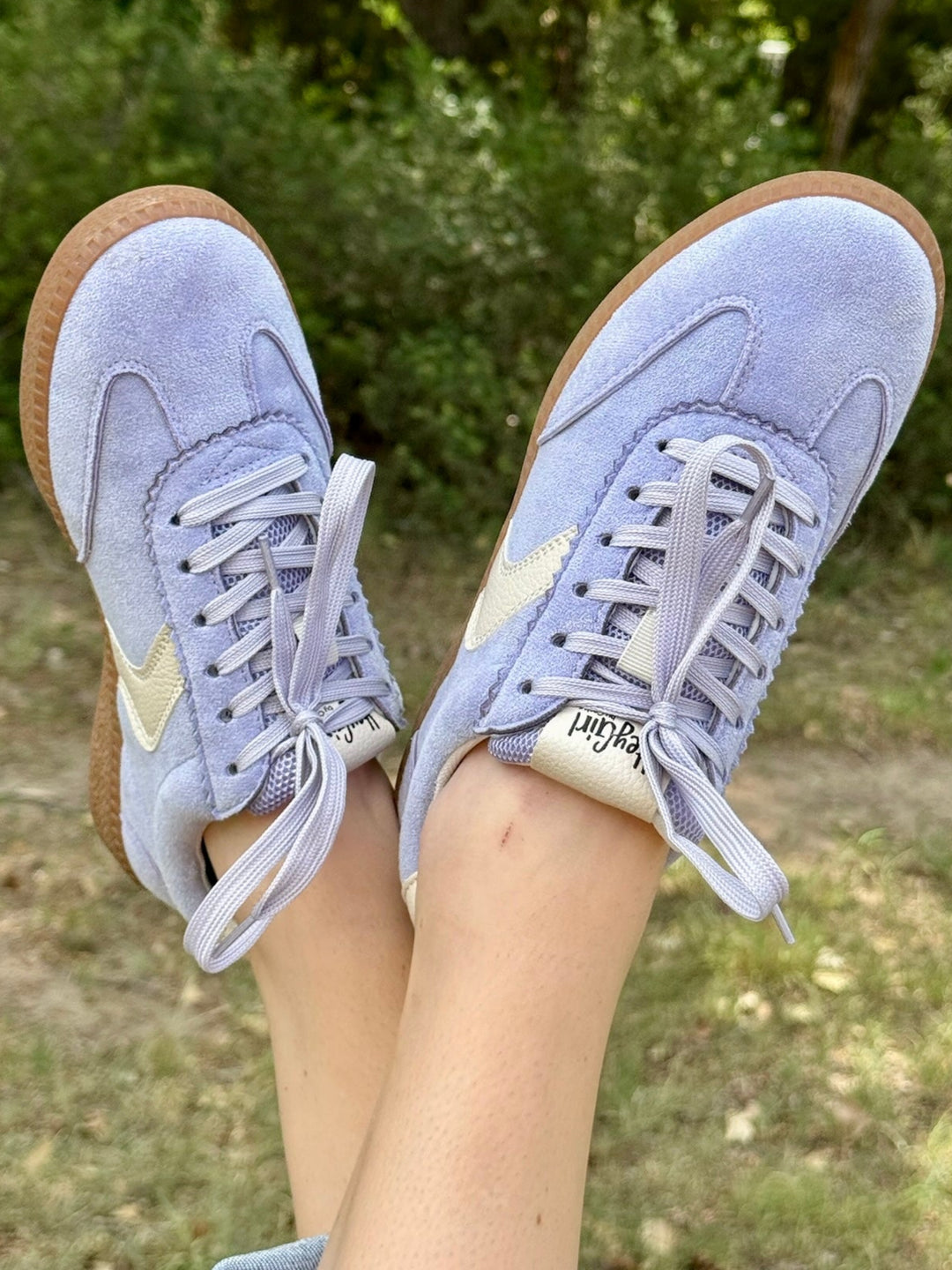Spoiler Alert Lavender Sneaker by Corkys
