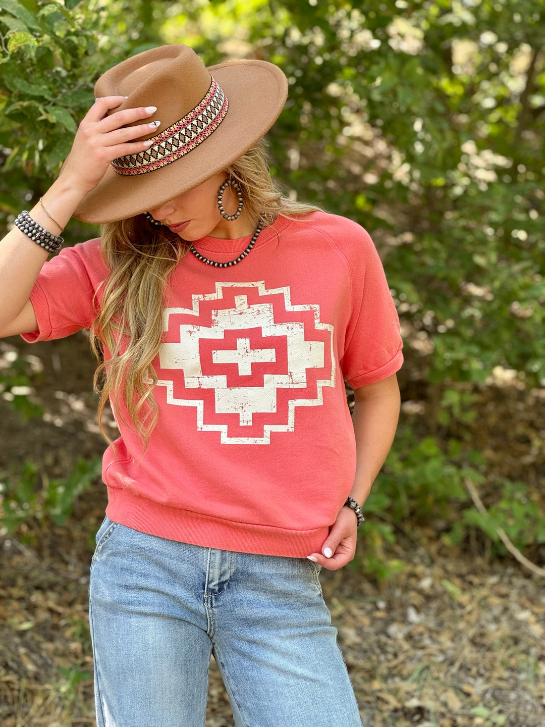 Drew's Aztec Casual Top