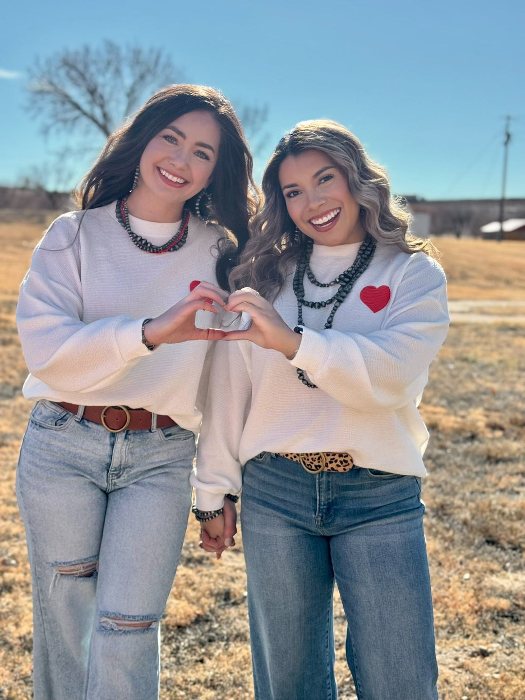 Be Mine White Textured Top
