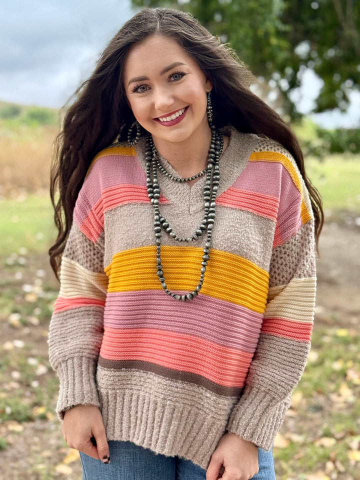 Jacklyn Colorblock Sweater