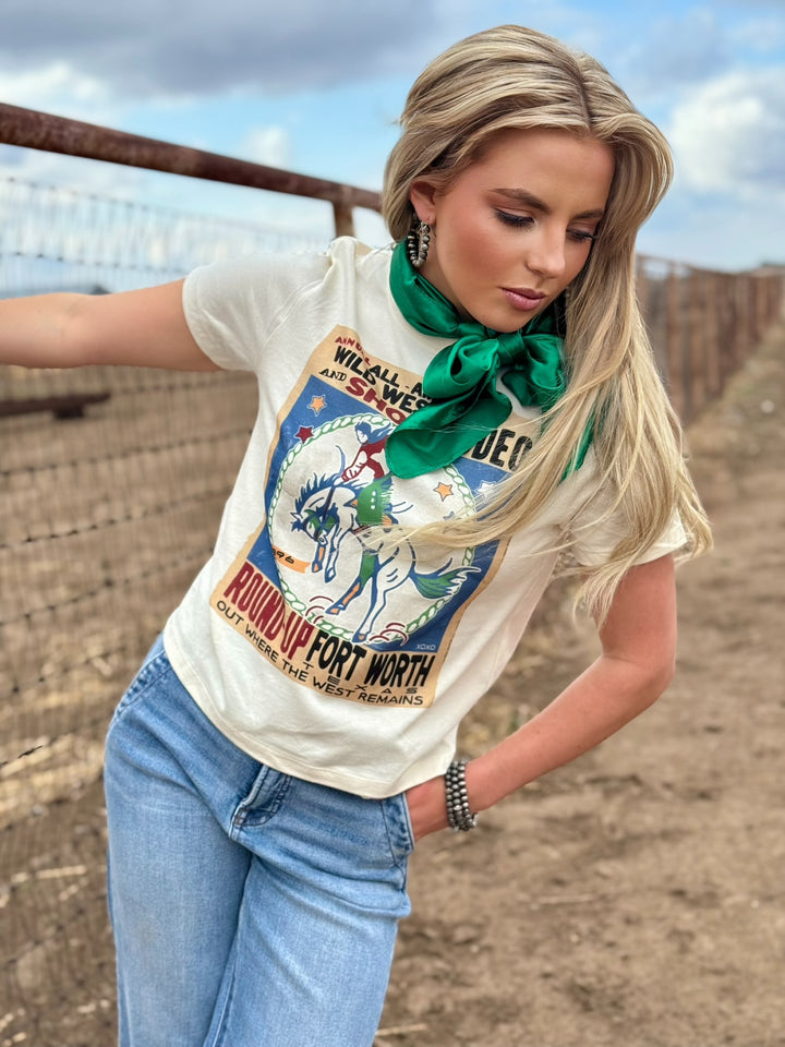 Rodeo Greetings Bronc Tee