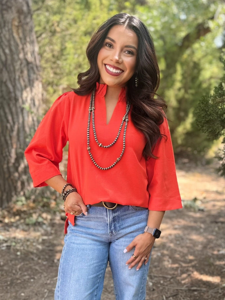 Brody Orange Top