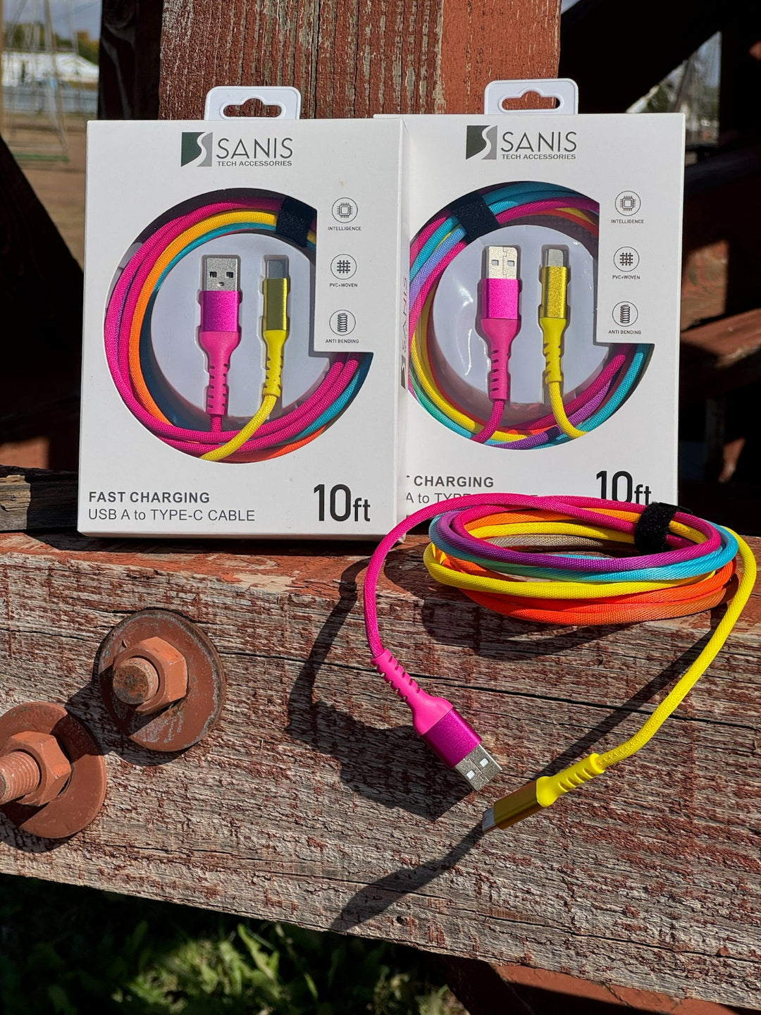 Fast Charging USB A to Type C 10ft Cable