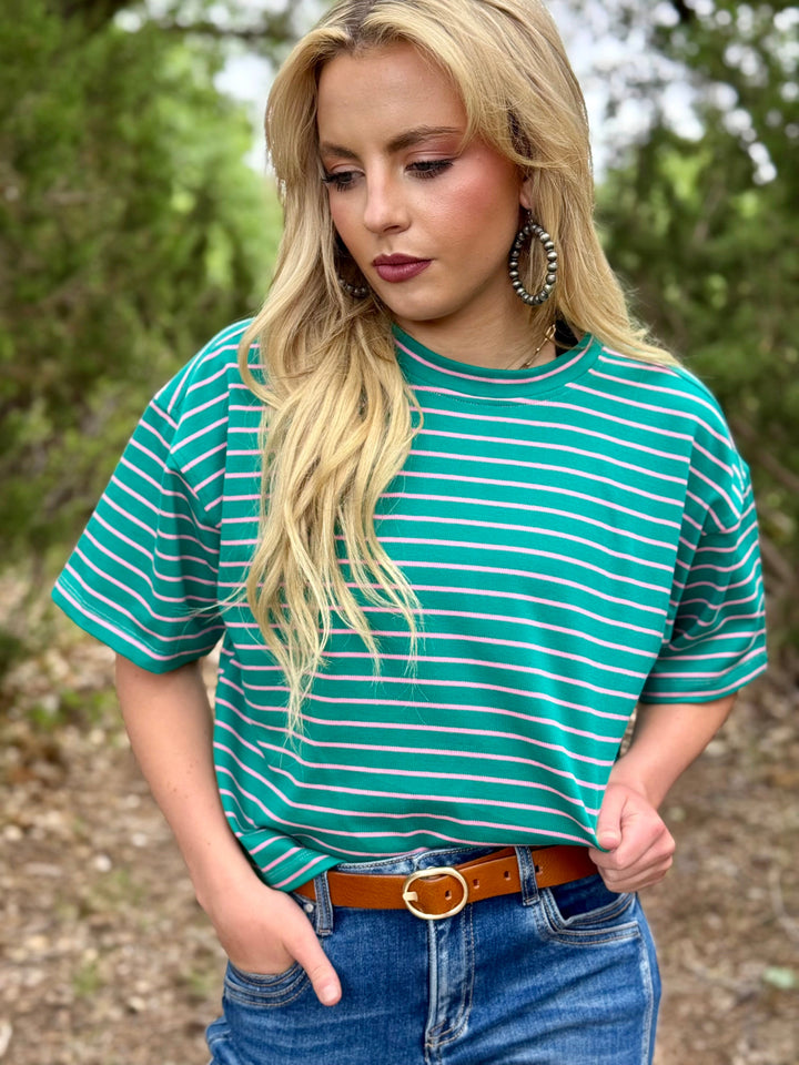Picnic Ready Striped Top