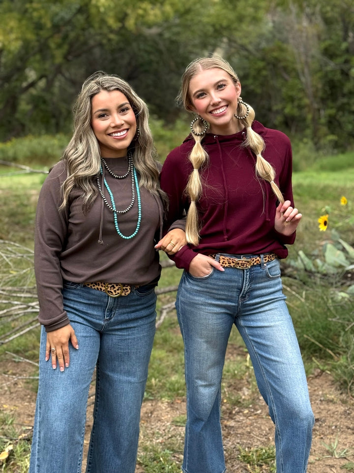 Angela Hooded Pullover