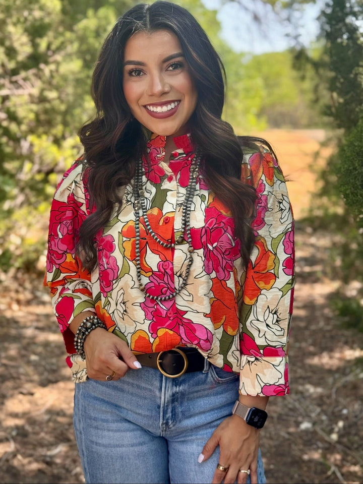 Fantasy Floral Top