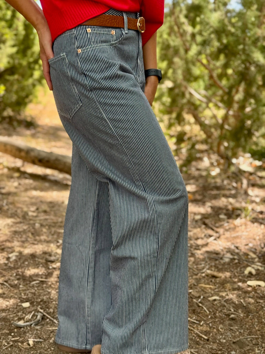 Off the Clock Stripe Jeans