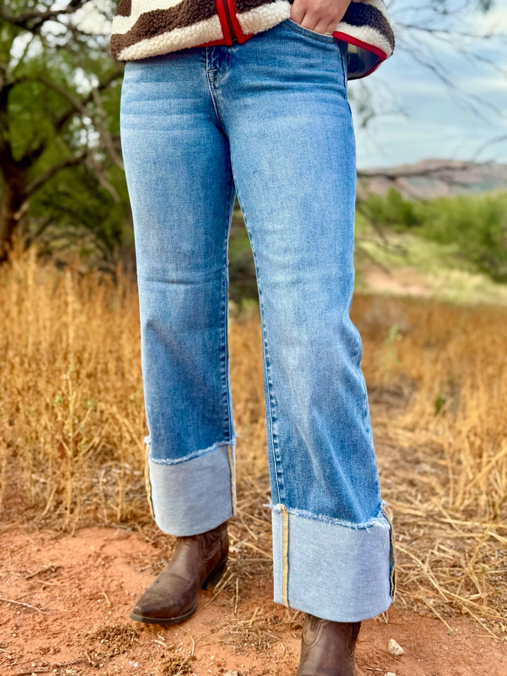 Kyra Mid Rise Jean by Risen