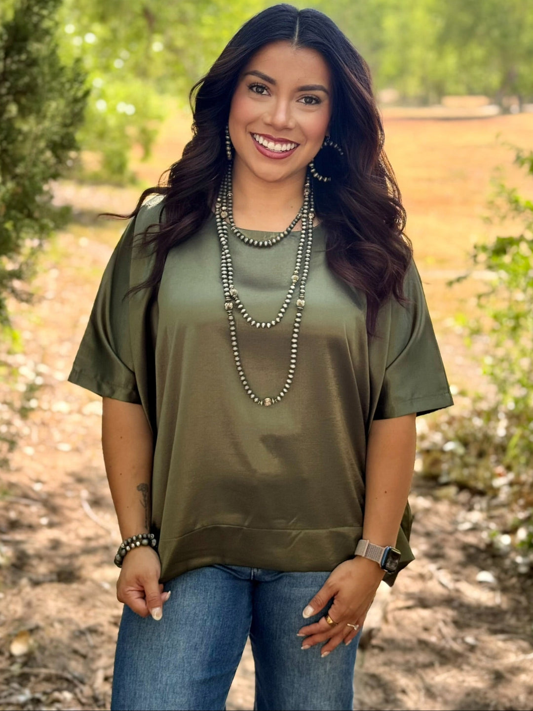 Micah Sage Green Top