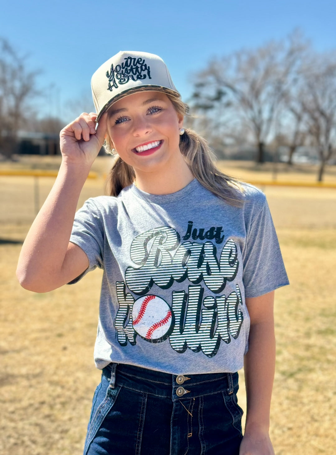 Just Baseballin' Graphic Tee by Texas True Threads