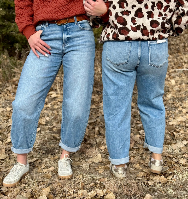 Kristi Crop Barrel Jean by Risen