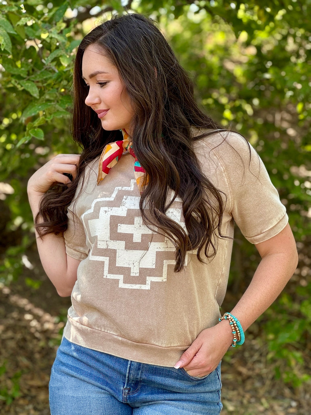 Drew's Aztec Casual Top