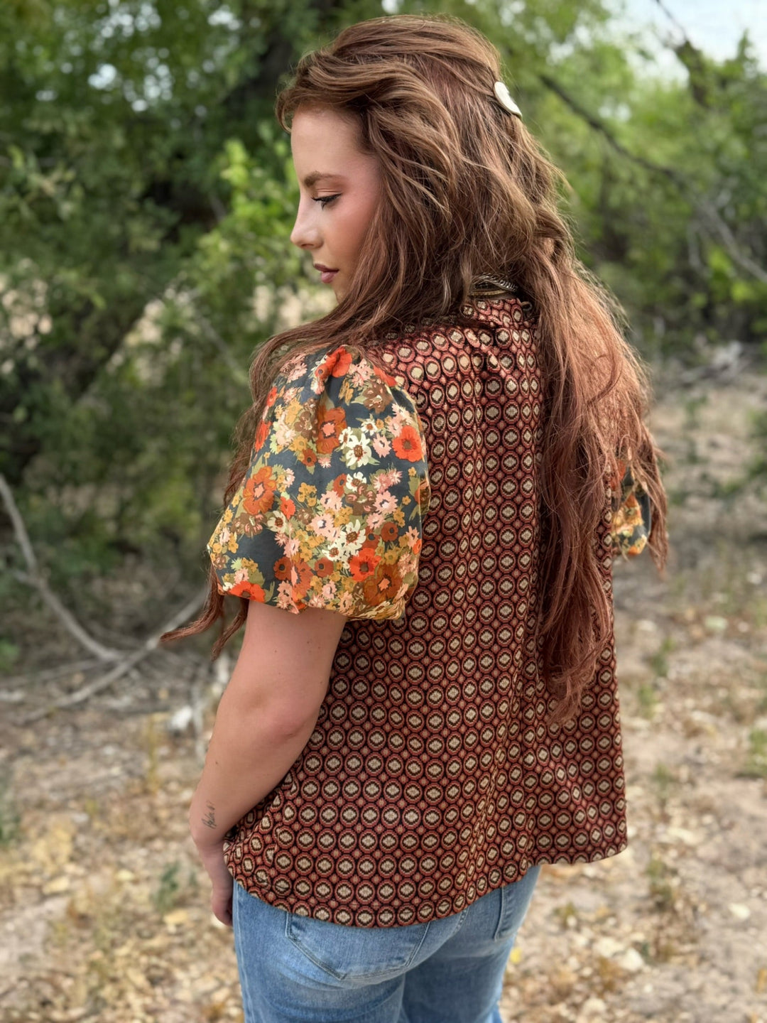 Autumn Knit Puff Sleeve Top by Ivy Jane