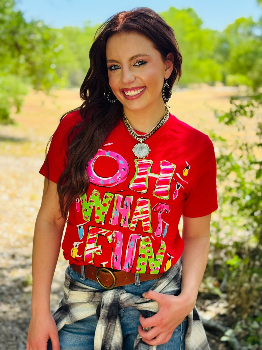 Callie's Oh What Fun Graphic Tee by Texas True Threads