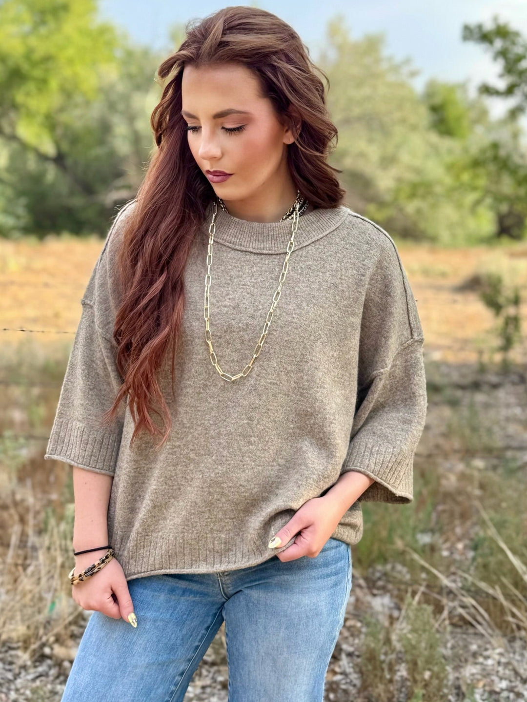 Patty Heather Tan Sweater
