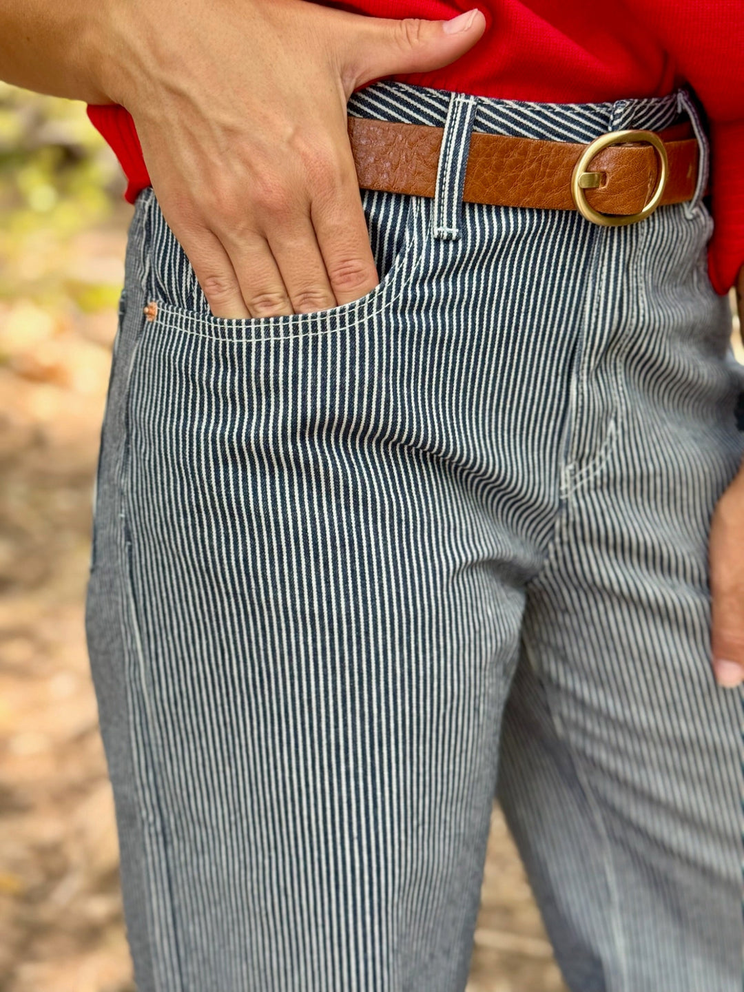 Off the Clock Stripe Jeans