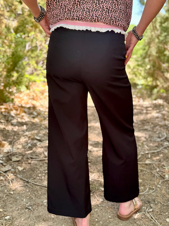 Back in Black Cropped Trouser