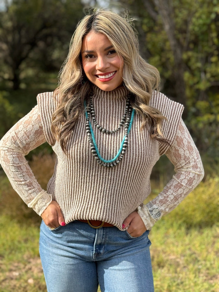 Bree Ribbed Sweater Top