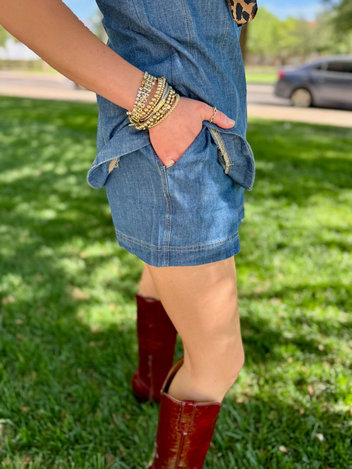 Dezi Denim Short Set