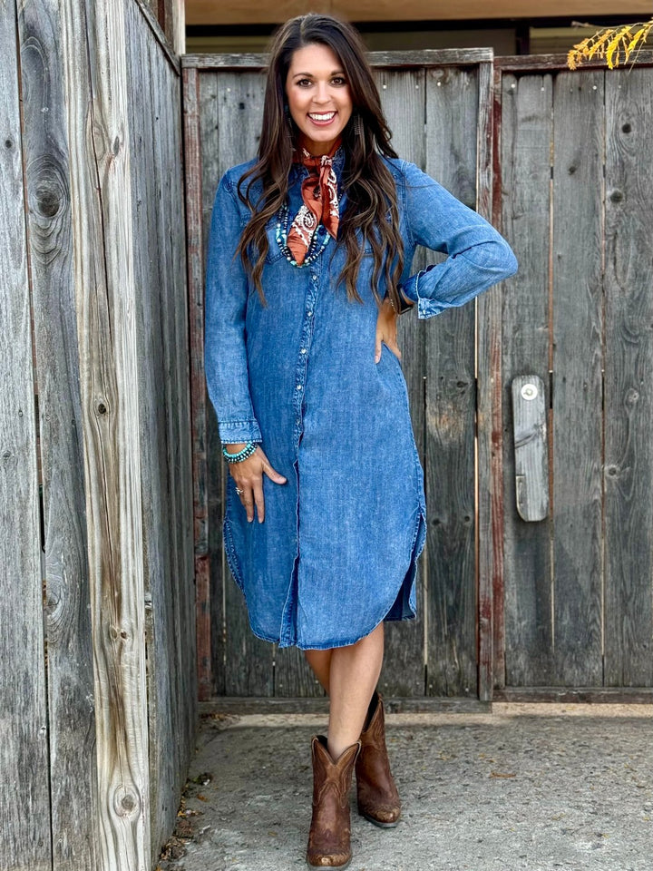 Lacee Denim Dress