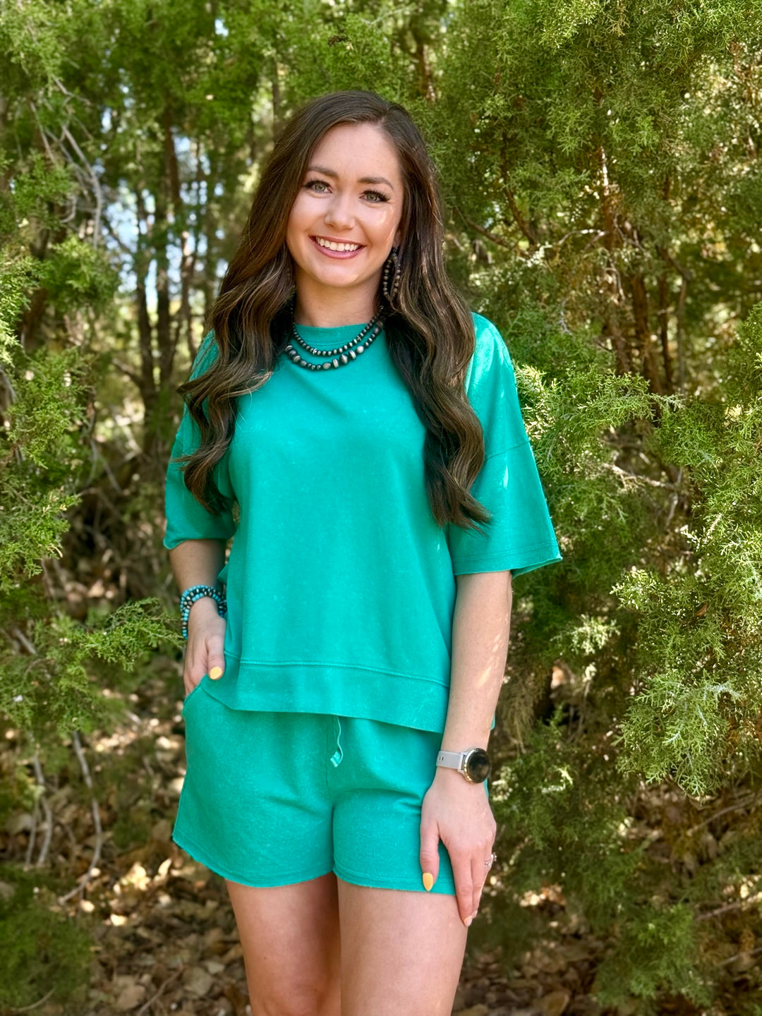 Envy Green Short Set