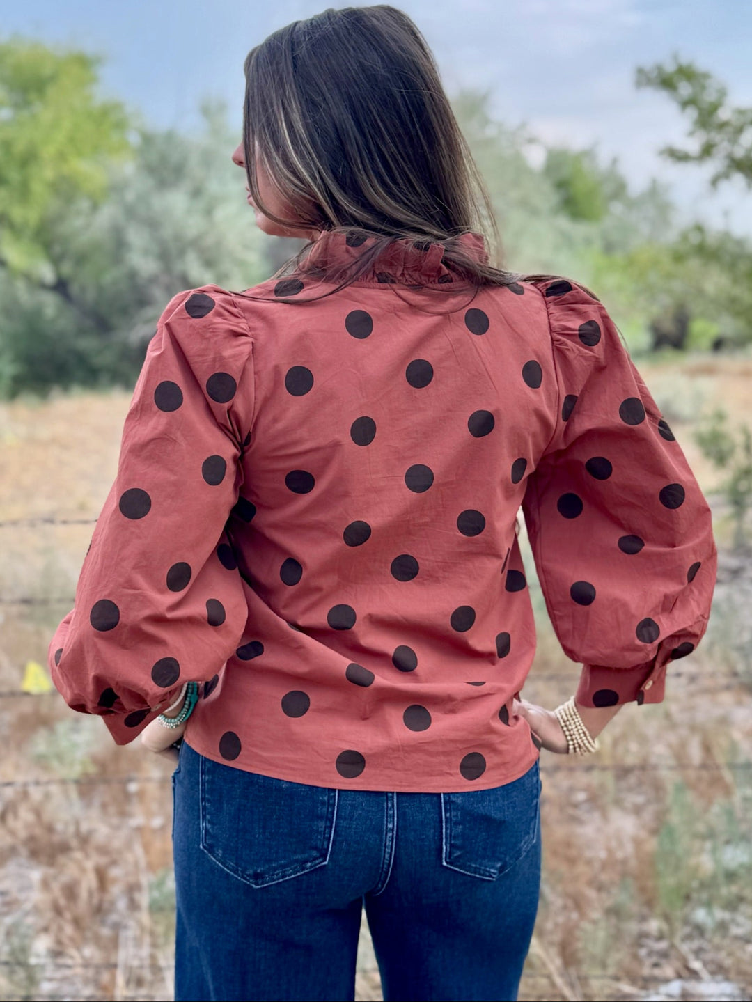 Fall in Love with Dots Top