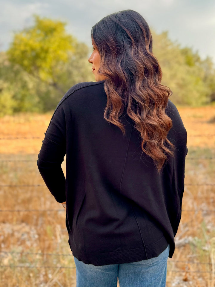 Luxury Black Sweater