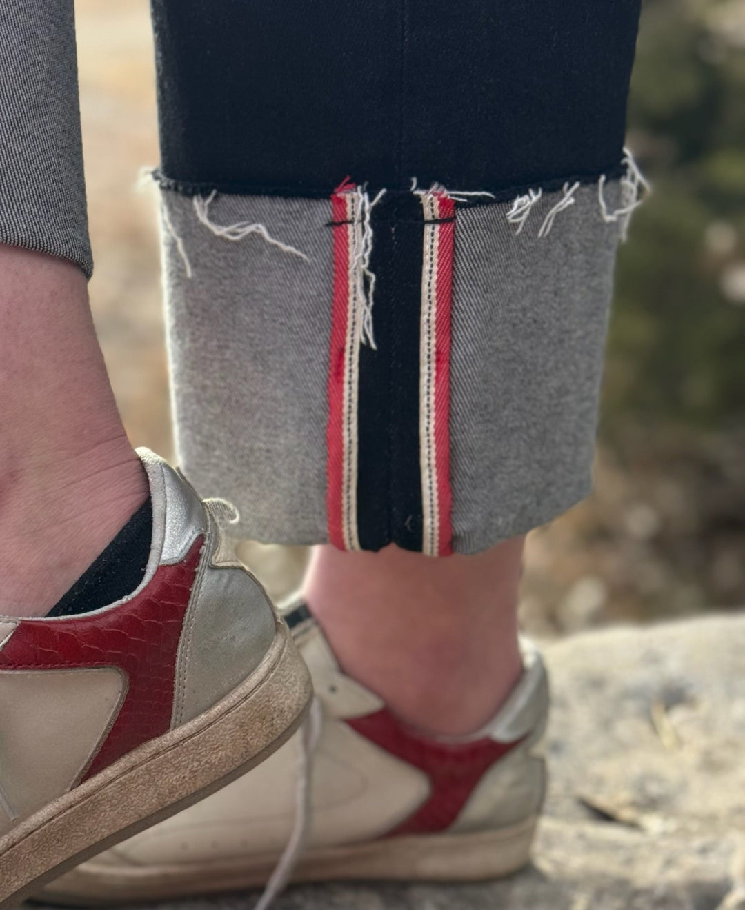 Marissa Black Tummy Control Crop Cuffed Jean