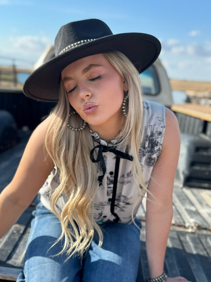 Wild West Sleeveless Top