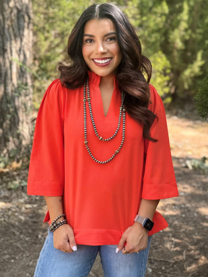 Brody Orange Top