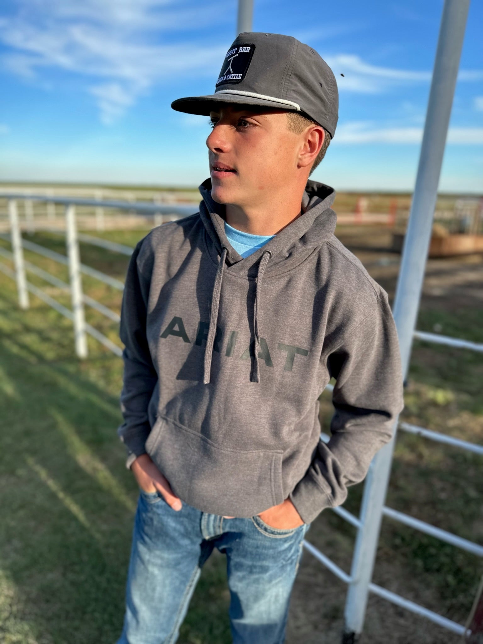 Heather Grey Ariat Hoodie – Horse Creek Boutique