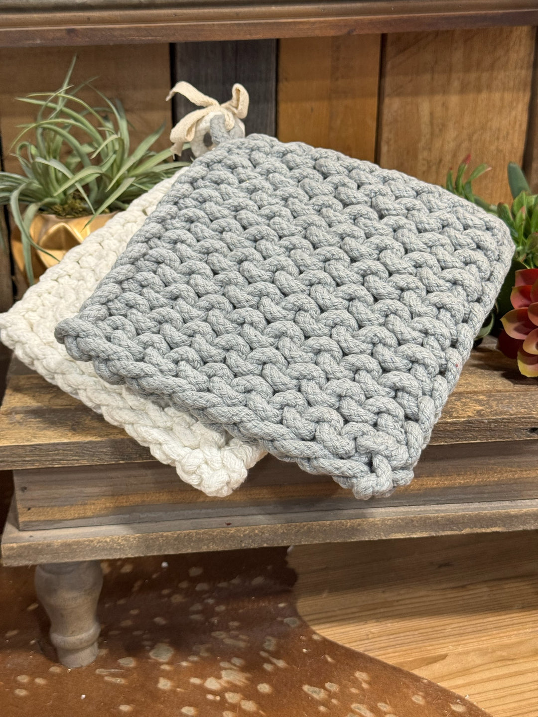 Crocheted Pot Holders by Mud Pie