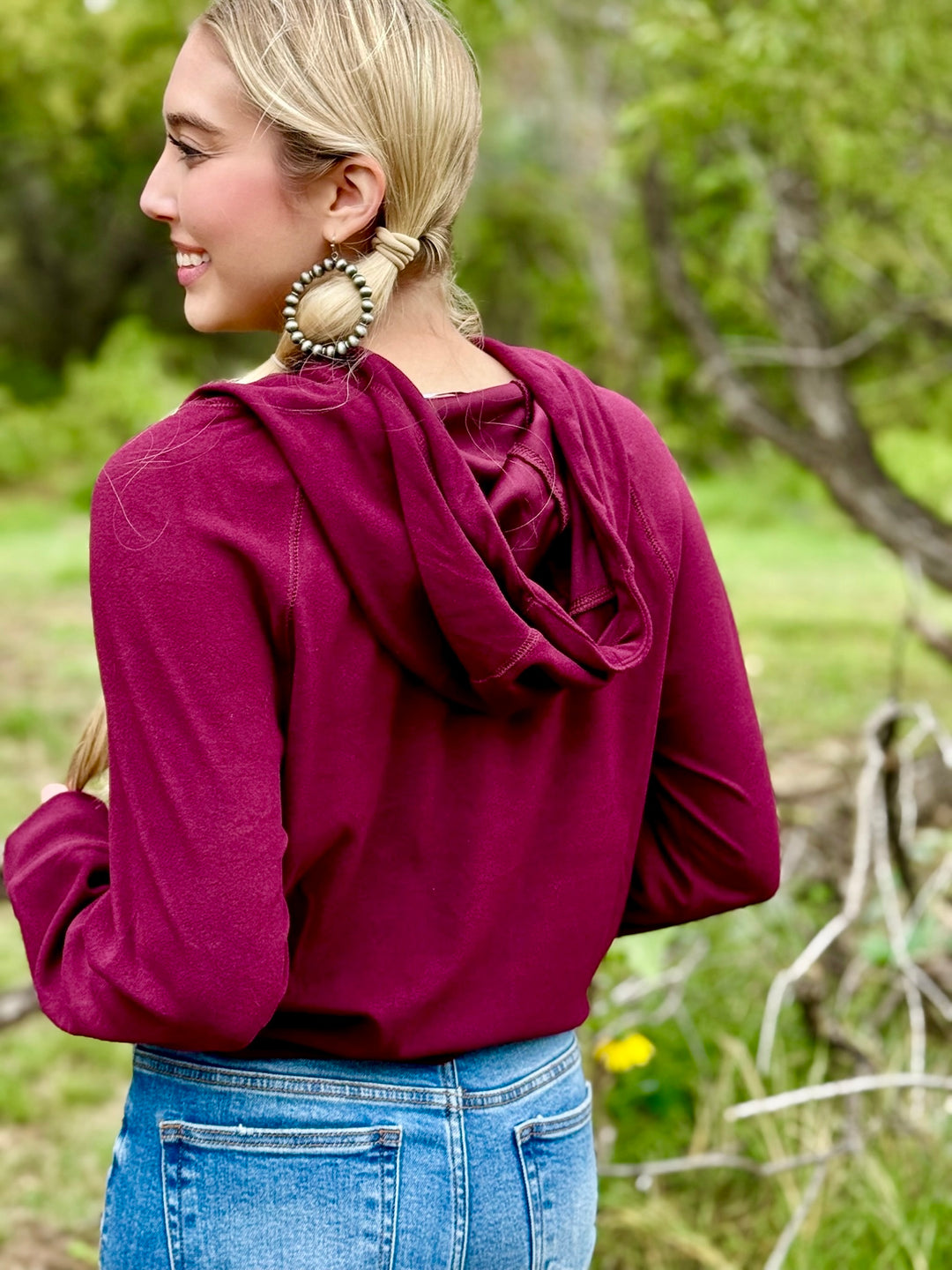 Angela Hooded Pullover