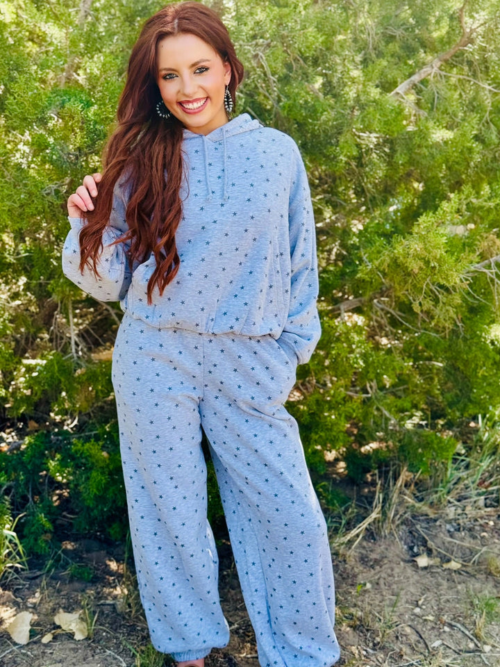 Delaney Star Grey Sweatsuit